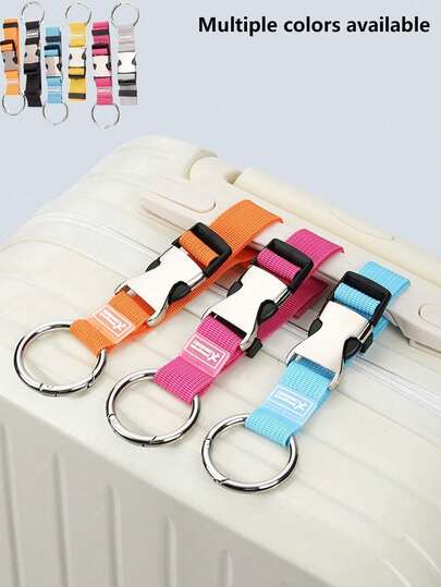 Metal-Buckle Travel Packing Strap-Portable, Anti-Theft Luggage Organizer. This Portable Travel Luggage Strap Features A Quick-Release Buckle And Serves As An Essential Travel Accessory. Highly Versatile And Fully Adjustable, It Is Compatible With All Types Of Suitcases, Backpacks, And Bags Of Various Sizes; It Is Also Ideal For School Settings, Serving As A Practical Aid For Organizing Study Supplies And Personal Belongings.