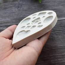 Jewelry, Gemstone, Silicone Mold DIY Handmade Mold, Fondant Cake Decorating Mold, Kitchen Supplies, Baking Tools, Cupcake Top Decor, Wedding Birthday Party Decor Mold, Reusable - Light Grey - View 3