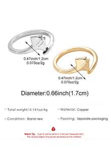 Vintage Creative Cute Mini Manta Ray Open Ring, Women's New Unique Ocean Style Manta Ray Finger Ring, Suitable For Daily, Party, Date, Holiday, Music Festival, Beach Vacation, Gift For Friends, Family, Couples, Jewelry Accessory - Multicolor - View 12