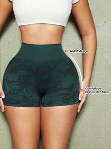 1件装女士塑身短裤，收腹提臀，束腰内裤 - 軍綠色 - 查看 4
