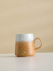 1个430毫升家用办公大容量水杯，创意裂纹釉陶瓷马克杯，浓缩咖啡杯，早餐牛奶杯，拉花咖啡杯，水杯，情侣杯，下午茶杯，大容量陶瓷杯 - 彩色 - 查看 13