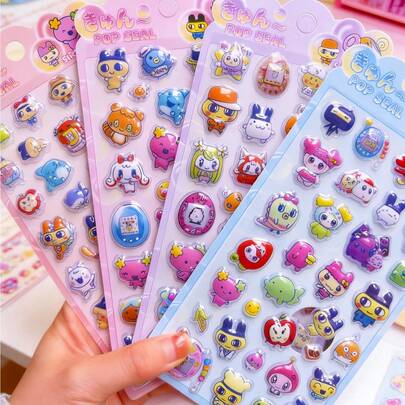 Hình dán 3D nổi. Lắc và dán hình hoạt hình cho các dự án DIY. Hình dán trang trí, quà tặng hình dán trang trí. Trang trí phòng học, trang trí tiệc, quà sinh nhật, quà tặng các ngày lễ, thời trang. Sản phẩm thời trang. Tự làm. Quà tặng cho bạn bè và người thân. Lễ tốt nghiệp - Lễ khai giảng.