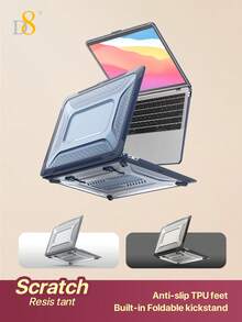 Ốp lưng D8, ốp lưng PC TPU, ốp laptop nữ dễ thương, bảo vệ mỏng nhẹ, chống trầy xước, chống bám vân tay, trong suốt mờ, kiểu dáng thời trang, tương thích với MacBook Air 13 13.6 inch, M1 M2 M3 Air Case, A2681 A3113 A2337 A1932 A1466. - Xem 3