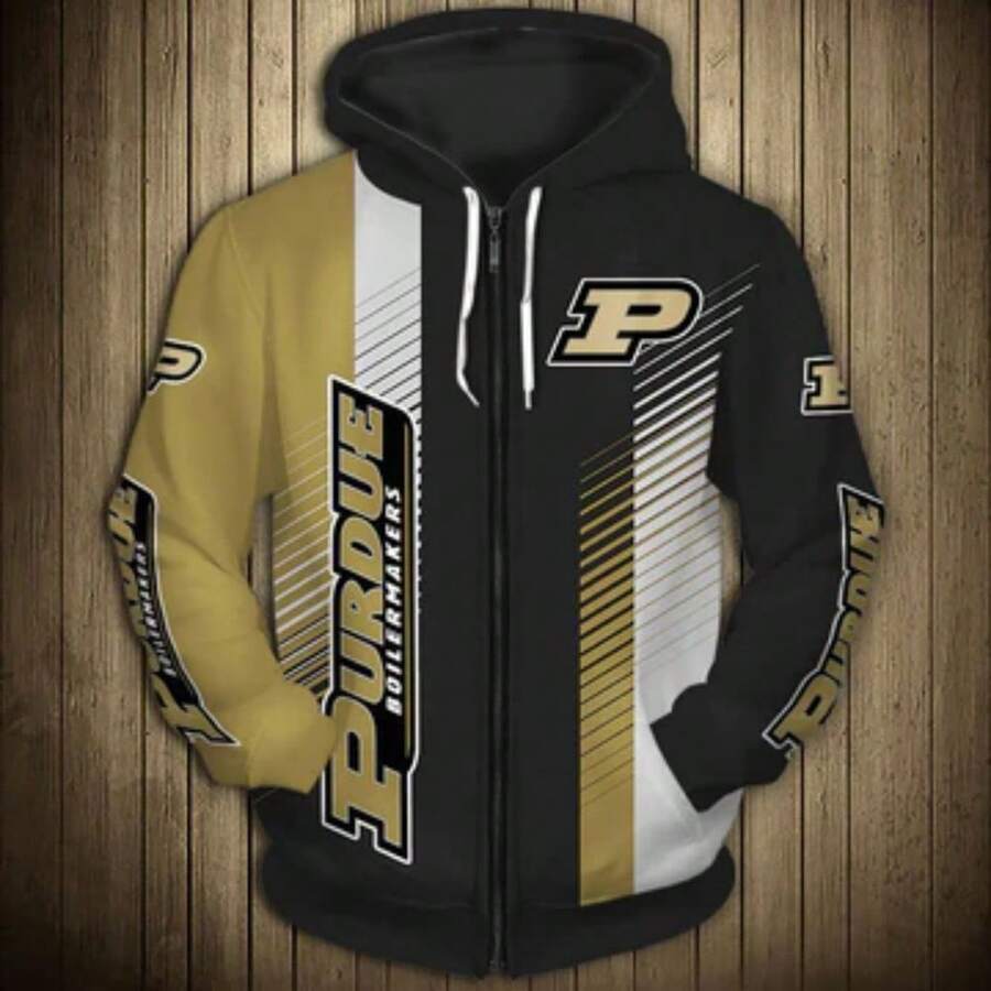Purdue Boilermakers Hoodie Stripe (2) - Nhiều màu - Xem 1