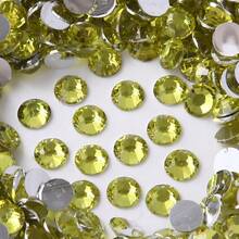 3-5 mm gnistrande kvalitet klara ädelstenar utan hotfix-hartsstrass platta kristaller stenstrassglitter för 3D-nagelplagg bröllop - 3mm 3000st - Visa 20