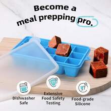 Tbsp Silicone Freezer Molds - Perfect For Storing Garlic, Ginger, Herbs,Pesto, Tomato Paste, Lemon Juice,Vegetable Purees,Purees And More - Silicone Food Freezer Tray (Blue 2 Pack) - Blue2Pack - Xem 6