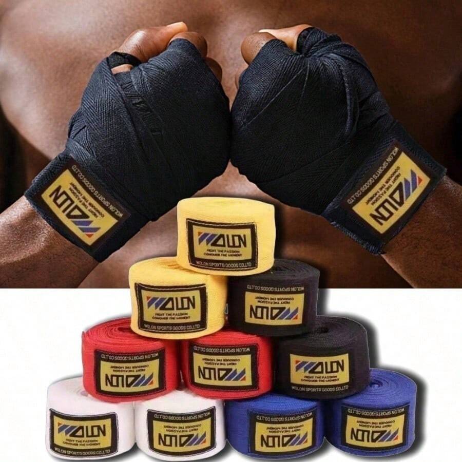 Long Boxing Wraps, Elastic Hand Wraps For Kickboxing, Muay Thai, Karate, Sports Fitness Wrist Support - Wristband - View 1