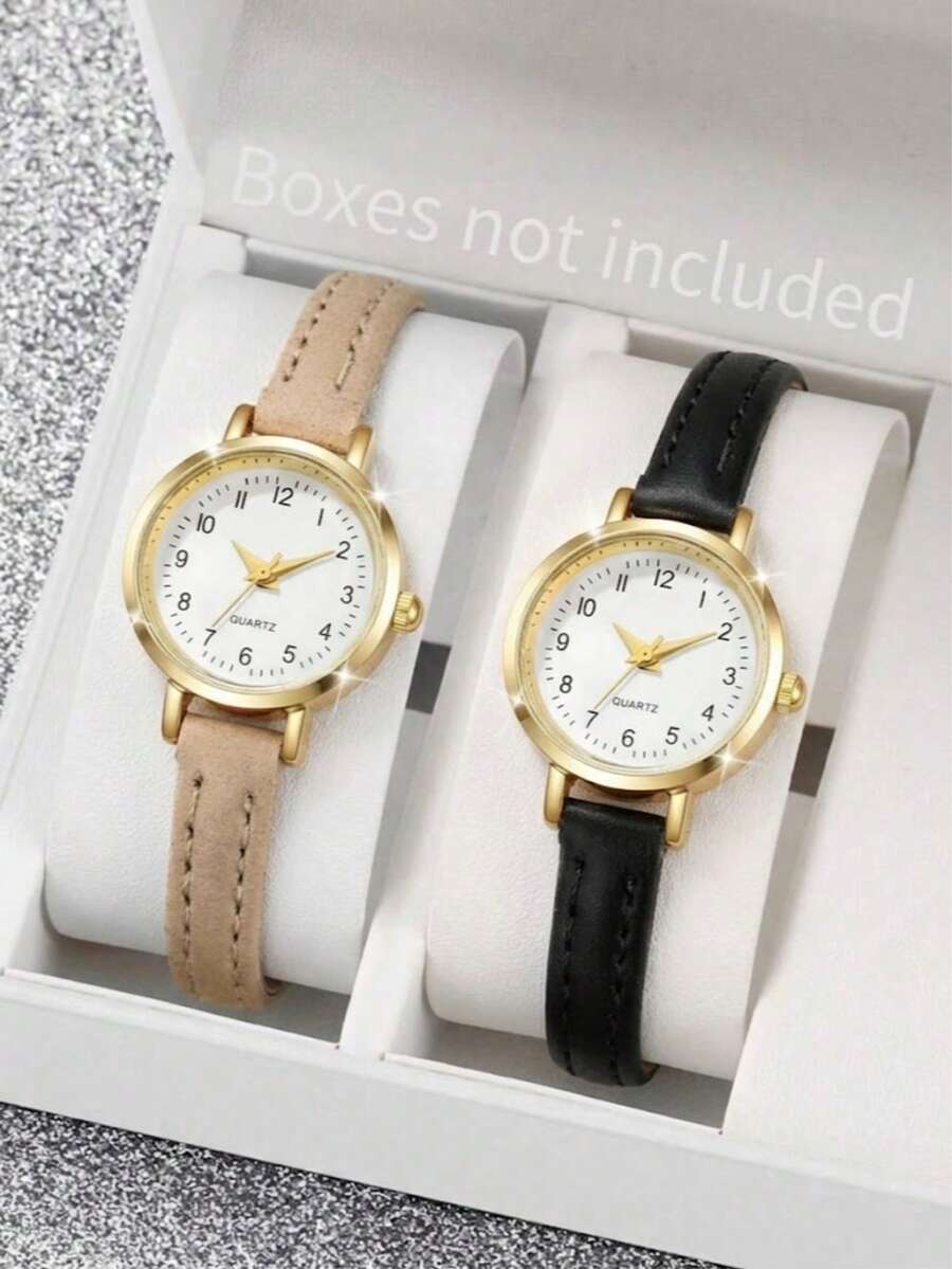 1件，优雅女士手表，简约小表盘石英表，时尚别致，适合日常佩戴、休闲、度假、聚会、节日等各种场合，也可作为节日礼物或母亲节礼物。 - 彩色 - 查看 1