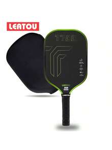 LEATOU T700 Pícbol de fibra de carbono, raqueta de 16 mm de PP celular con autorreflexión, alta rotación, alta elasticidad, agarre cómodo, capa de superficie lijada, brida protectora, se incluye una funda para raqueta de tenis, adecuado tanto para hombres como para mujeres, construcción de alta calidad. - Multicolor - Ver 9