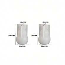 1 khuôn hình thỏ sọc, thích hợp để trang trí nhà cửa dịp Lễ Phục Sinh, đúc nhựa, làm thạch cao, nến, đồ thủ công mỹ nghệ Lễ Phục Sinh, đồ trang trí Lễ Phục Sinh. - trắng - Xem 4