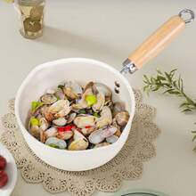 1 Nồi nấu sữa, nồi gốm nhỏ gia dụng, nồi chống dính, nồi nấu mì ăn liền cho một người, chảo phụ trợ chiên thức ăn cho trẻ em, có nắp, nồi nấu sữa chống dính, phù hợp với mọi loại bếp, nồi nấu chống dính, dễ vệ sinh, vật dụng nhà bếp đa năng, nồi chống dính dùng được cho bếp ga. - Xem 6