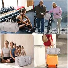 Gym Bag - Grey - View 6