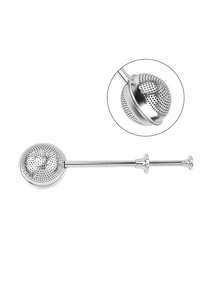 Tamizador de polvo extensible de acero inoxidable, herramienta de horneado, adecuado para azúcar glas, té suelto, horneado, diseño integrado, operación con una sola mano, adecuado para horneado de cocina, tamizado de azúcar glas, harina, especias y hierbas - Multicolor - Ver 13