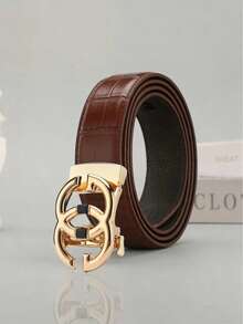 GG Design! Alloy Buckle Men's Belt - Multicolor - View 6