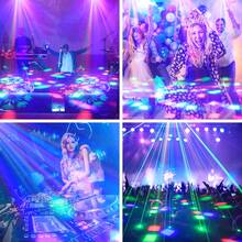 U'King 30W Mini Moving Head Light With RGB Halo , LED Stage Lighting  – Dot Beam/Pattern/Starry Sky Effects , DJ Light With Sound Activated,DMX-512 Control For DJ Disco Live Show Club Dance Party Wedding Bar Theater Christmas Lights - US A Type Plug(110-127V) - View 8