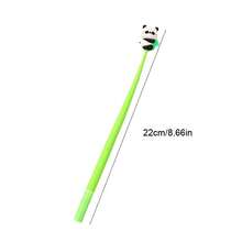 Conjunto de 6/2 Canetas Esferográficas Rolling Panda Neutras de Borracha Macia, Tinta Preta - Caneta Rolling para Alívio do Estresse, Ideal para Presentear em Casa, no Escritório e na Escola, Caneta Esferográfica Redonda Surpresa de Natal, Presente de Volta às Aulas para Estudantes - desenho de panda - Ver 8