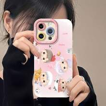 Lindas muñecas chibi rosas flotando por ahí.funda de teléfono Fundas compatibles con Samsung,Apple,VIVO,OPPO,Motorola,Google,Xiaomi y Honor.Fabricadas en silicona TPU,ofrecen protección contra golpes y caídas. - Blanco - Ver 6