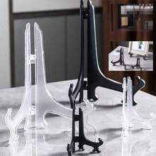 Plastic Photo Frame Art Plate Display Stand Business Card Holder Display Stand For Weddings And Birthday Parties - Photo Frame Stand - View 1