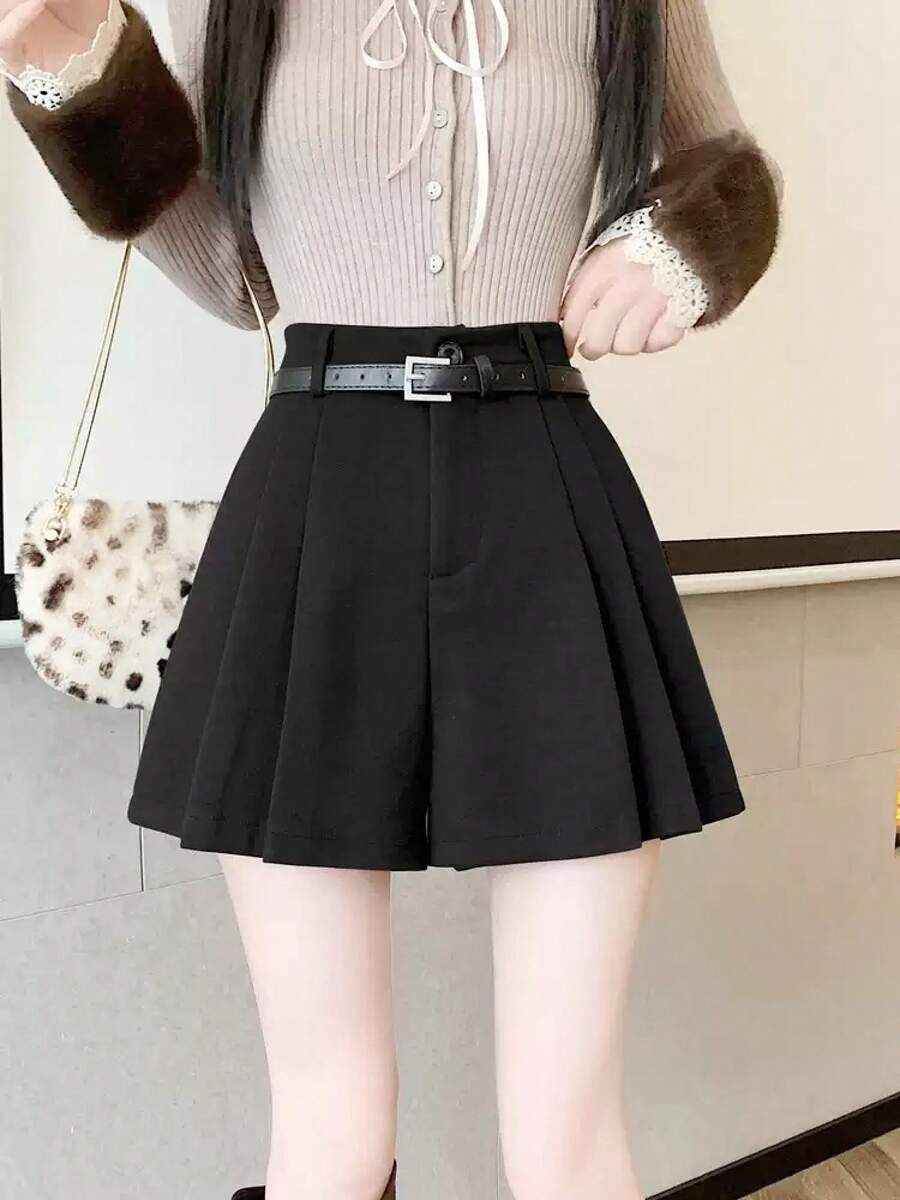 Women Skorts - Black - View 1