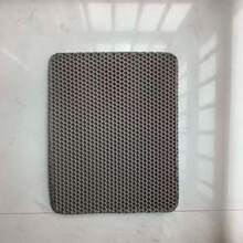 Alfombrilla para arena de gato de doble capa EVA a prueba de salpicaduras, alfombrilla de limpieza para mascotas, alfombrilla de control de arena, alfombrilla impermeable antifugas para recolección de arena de gato, alfombrilla para arena de gato con diseño de panal antifugas de doble capa, alfombrilla para la parte inferior de la caja de arena de gato, alfombrilla de recolección de arena de gato para interiores, suministros para mascotas, adecuada para perros y gatos pequeños/medianos. Mida el tamaño de la caja de arena de gato con precisión antes de consultar la tabla de tamaños para realizar la compra. Si necesita un tamaño talla grande grande, puede optar por combinar varios tamaños, consulte la tabla de tamaños para realizar la compra. Suministros para gatos, ropa de cama para gatos, camas para gatos, alfombrilla de alimentación para perros, almohadilla para orina, esterilla para dormir - Gris - Ver 25