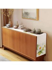 1件“暖春”印花桌布，多种尺寸可选，适用于家庭用餐、家居装饰、户外派对和餐厅装饰，是户外餐桌布置的完美礼物，质感类似亚麻布。 - 彩色 - 查看 6