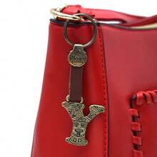 Metal Keychain With Engraved Initial And  Calendar - Handmade Gift Of Mexican Heritage - 字母 Y - 查看 7