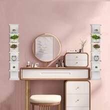 2 Pack Tier Wall Shelf Unit - 43 Lack Floating Shelf, Compact Display Floating Shelf, Vertical Column Wall Decor Mount Floating Storage Organizer Tall Tower Shelf Bedrooms, Living Rooms - Default - View 2
