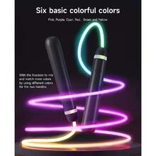 LED Light Up Jump Rope For Kids And Adults, Adjustable And Bright Jump Rope For Boys And Girls, Colorful Light Up Jump Rope For Fitness And Training, 44460082 - 紫紅色 - 查看 2