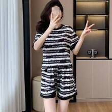 Women Two-Piece Outfits - Black Suit - View 4