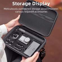 BSLIUFANG Hard Carrying Case For D JI Osmo Action 6, Portable Shockproof Storage Bag With Anti-Scratch Protection, Osmo Action 6 Accessories Available In Multiple Specifications - View 3