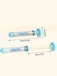 4件套夏季ABS水枪，抽拉式设计，大容量水箱，适用于游泳池、沙滩、草坪和水上乐园 - 彩色 - 查看 8