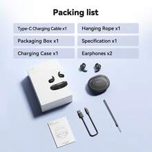 HTC NE76 AI Translation Earbuds, Approximately 150 Translation Languages, In-Ear TWS Wireless Bluetooth 6.0, Suitable For Work, Study, Travel, Birthday Gift - View 11