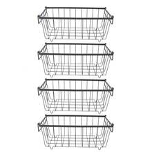 4PCS Chest Freezer Storage Baskets Metal Wire Food Organizer For Refrigerated Cabinet,Organizer Frigo  Frigorifero - View 7