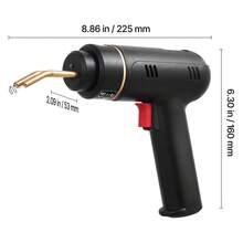 Cordless Plastic Welder, 120W Plastic Welding Gun With 400PCS 4 Types Hot Staples, Rechargeable Hot Staple Welding Gun, Plastic Car Bumper Repair Kit For Kayak, Toys, Plastic Crack Repair - 120W - View 10