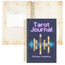 A5 Spiral Bound Tarot Journal - 106 Pages With Card Spread Lists, Moon Phase Tracker, Mystical Insights And Spiritual Growth Notes - A5 - View 24