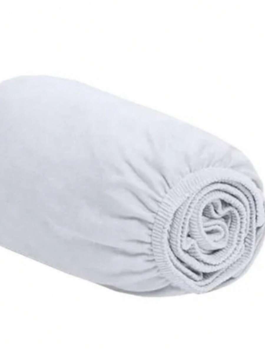 Single Fitted Sheet With Elastic All Around, Micropercal Flex 400 Thread Count, Soft Touch, Single, Double, Queen, King - 白色 - 查看 1