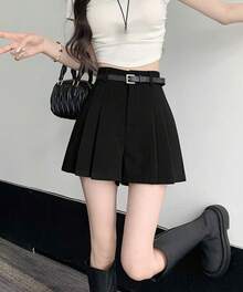 Women Skorts - Black - View 4