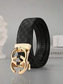 Thắt lưng da nam khóa hợp kim, thiết yếu cho trang phục hàng ngày. - Nhiều màu - Xem 8