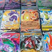300张完整英文卡牌（V系列、Vmax、GX稀有卡），做工精美，高生命值和战斗力，动漫、游戏、周边商品、生日和节日派对的必备礼物 - 彩色 - 查看 5