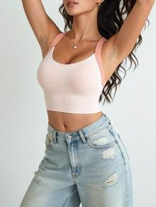 Runway Rest High Impact Sports Bra, Shock Absorbing, Lift & Support, Criss-Cross Back, Wireless - View 3