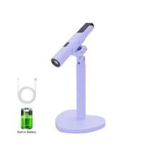 Lámpara portátil de sensor automático para aplicación de uñas, mini lámpara UV para curado de uñas de gel con soporte - Lámpara LED UV portátil de 180mAh y 3W para curado de uñas - Lámpara linterna USB para uñas DIY en el hogar, el mejor regalo para chicas. - Multicolor - Ver 13