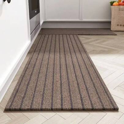 Modern Minimalist Square Doormat - Durable, Stain/Fade Resistant, Non-Slip Rubber Backing, Machine Washable For Indoor/Outdoor Use