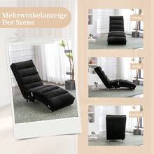 Patio Sofas - Black + Linen + Foam - View 3