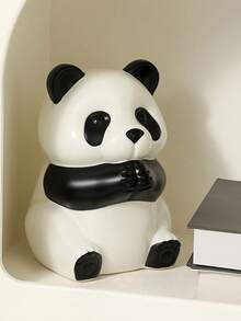 1 pièce Boîte à mouchoirs en forme de panda mignon, support créatif pour papier-mouchoir, boîte de rangement pour mouchoirs en forme d'animal originale pour la décoration de la maison, distributeur de mouchoirs de bureau pour la salle de bain, le salon, la chambre, le bureau, organisateur de bureau kawaii, boîte décorative originale, accessoire de chambre adorable, solution de rangement pratique, support avec design animal charmant - Voir 6