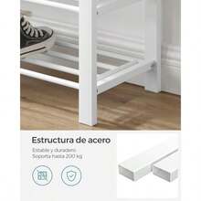 Shoe Racks - Cloud White and Gray - View 4