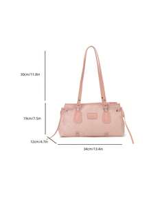 Chiếc túi xách dài, màu sáng, ngọt ngào và thời trang, thanh lịch và độc đáo dành cho nữ. Được làm từ chất liệu PU cao cấp, chống mài mòn, chống thấm nước và chống trầy xước, túi có khóa kéo kim loại cao cấp giúp dễ dàng sử dụng. Thích hợp cho du lịch, đi làm hàng ngày và các dịp khác. Lý tưởng làm quà tặng cho bạn bè, hoặc để sử dụng trong các chuyến mua sắm, hẹn hò, đi làm, chụp ảnh, công tác và du lịch nghỉ dưỡng. - Hồng - Xem 5