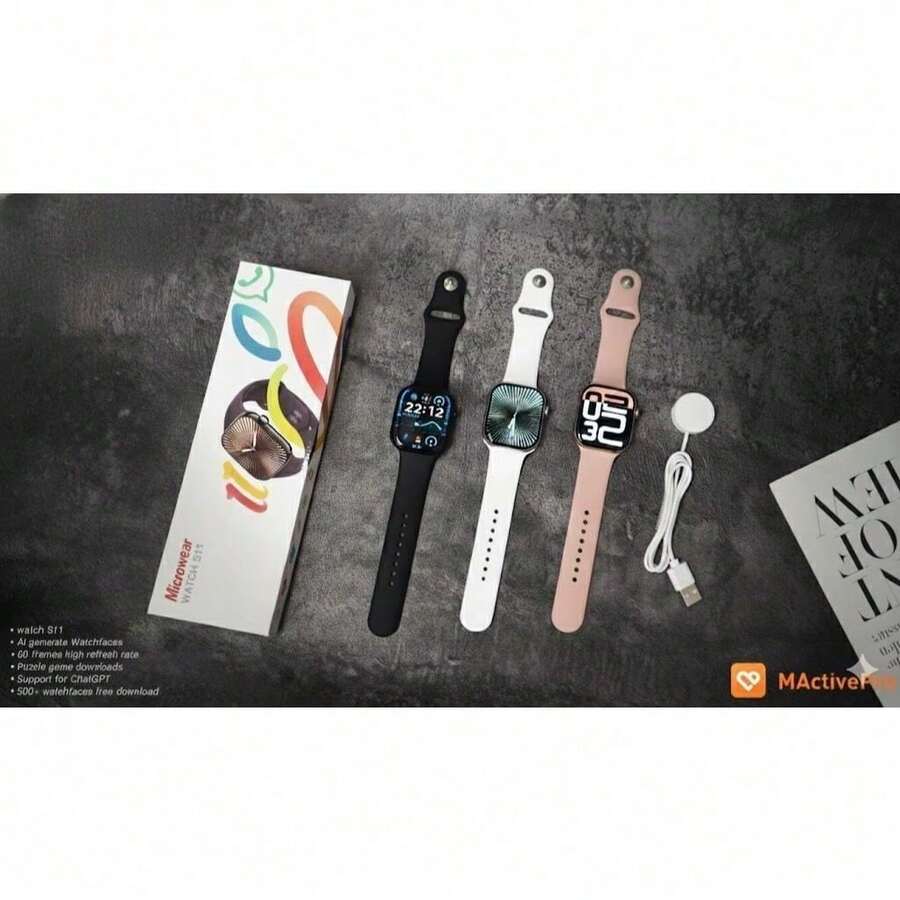 S11 Original Microwear Calling Messages Reminder Women Men Support Reply Smartwatch - Ver 1