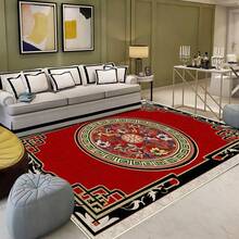 Traditional Chinese-Style Rugs Are Soft And Suitable For Home Decoration, Living Rooms, Bedrooms, Dining Rooms, Studies, Hallways, And Room Decor, Etc - 1PC - 查看 3