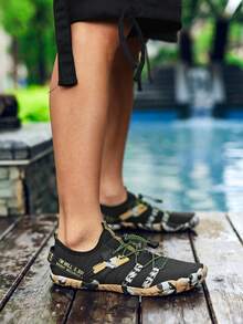 Giày đi nước mùa hè unisex, giày đi nước thoáng khí, giày đi biển, giày lội nước ngoài trời nhẹ. - vàng đen - Xem 4
