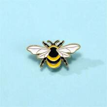 Cartoon Bee Enamel Brooch, Customized Decorative Brooch, Lapel Pin, Bag Brooch, Jewelry Gift Brooch - Multicolor - View 1